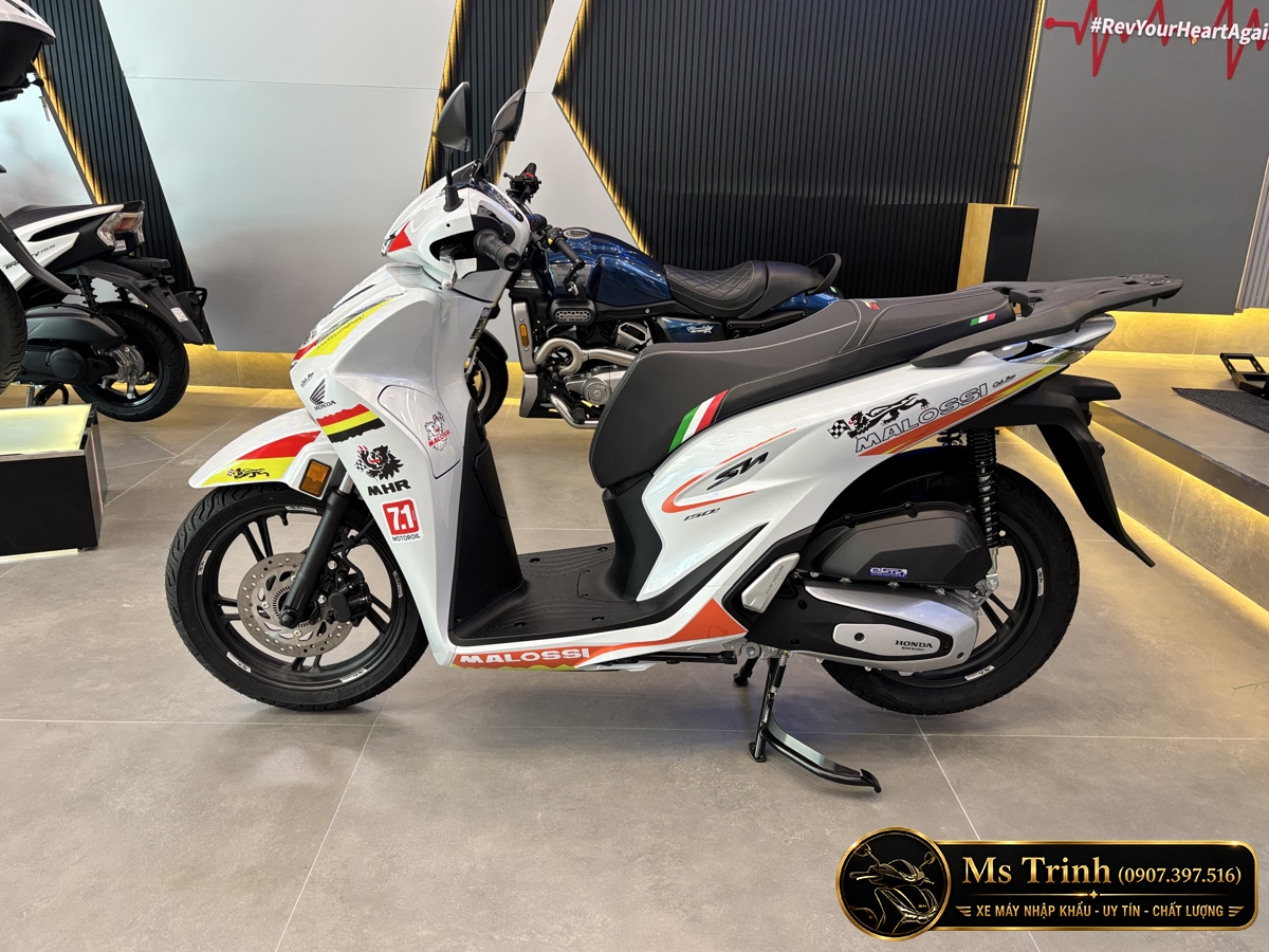 Honda SH150 Ý Malossi 2026 tại Đồng Tháp - Tem custom thể thao, dáng SH thanh lịch