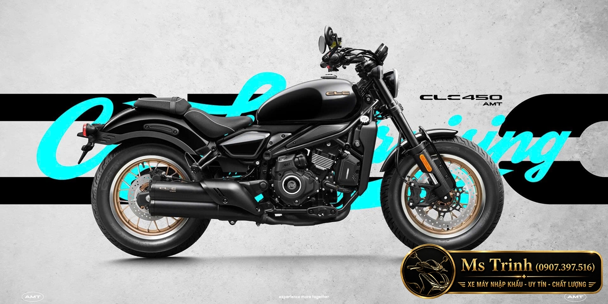 CFMoto 450CL-C AMT tại Đồng Tháp – Cruiser 449cc hộp số tự động AMT đầy cuốn hút, giá tốt
