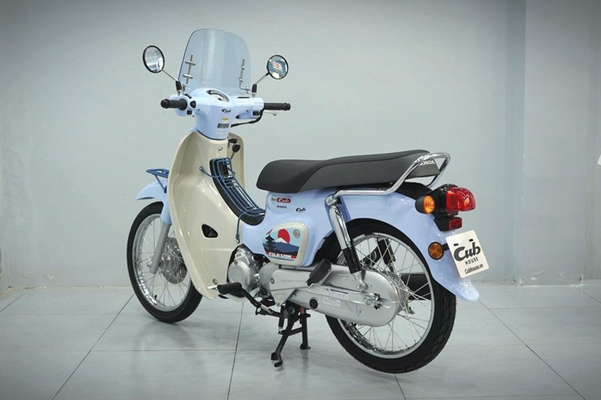 Honda Cub 110 Fujisan bản giới hạn tại Đồng Tháp - Thiết kế đậm chất Nhật Bản