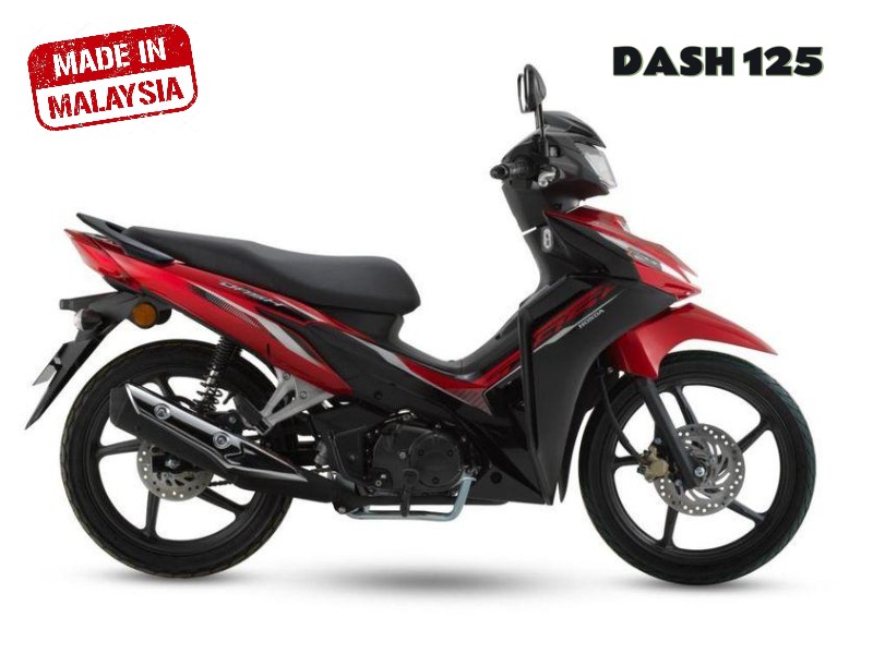 Honda Dash125 2025, 2 thắng dĩa, NK Chính Hãng Malaysia tại Đồng Tháp