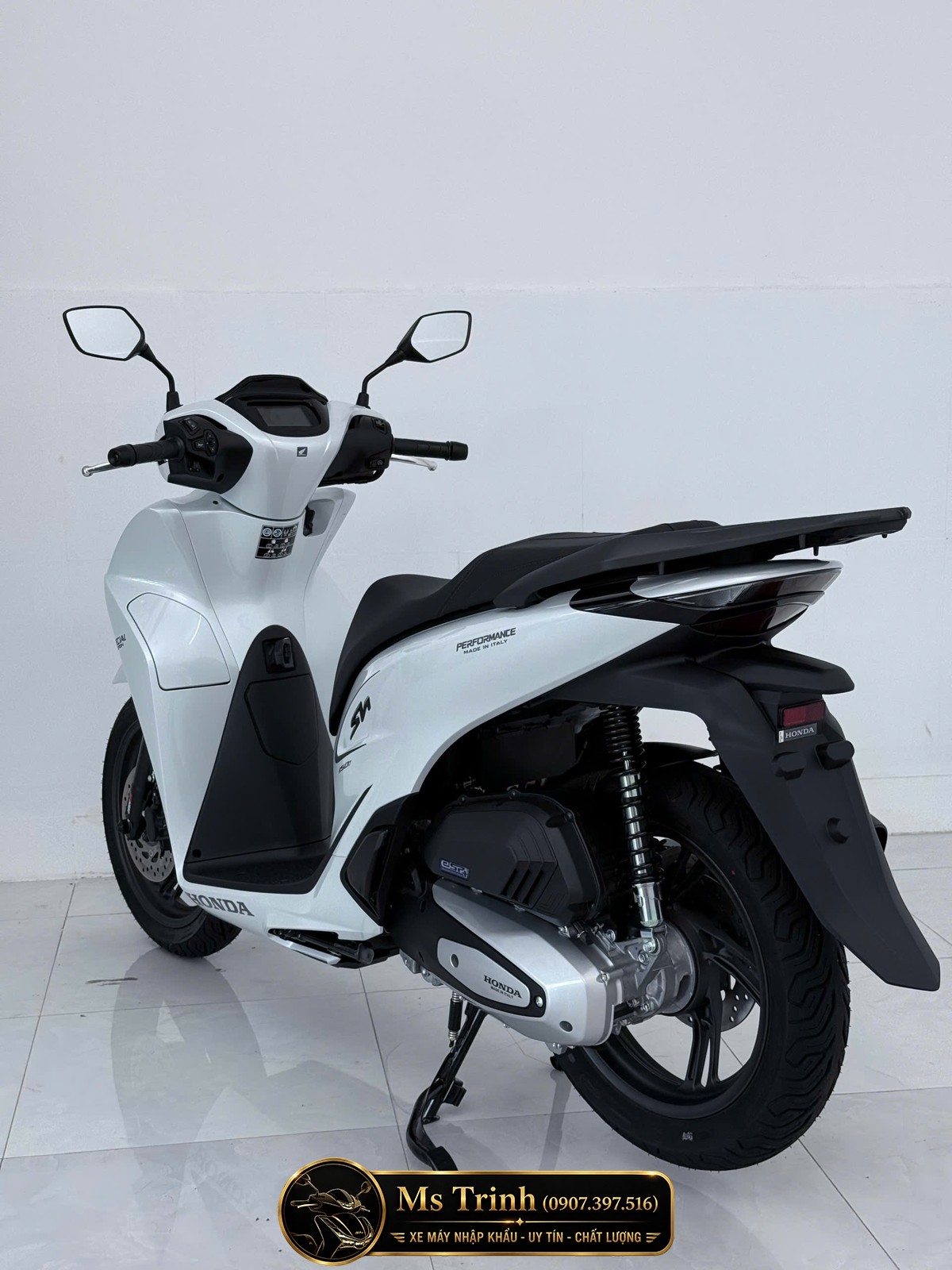 Honda SH150i Special Edition Standard nhập HMR Ý màu trắng tại Đồng Tháp: Giá trị nằm trong từng chi tiết nguyên bản