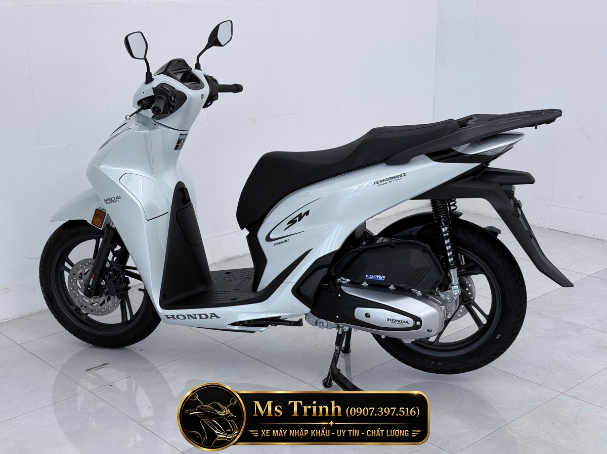 Honda SH150i Special Edition Standard nhập HMR Ý màu trắng tại Đồng Tháp: Giá trị nằm trong từng chi tiết nguyên bản