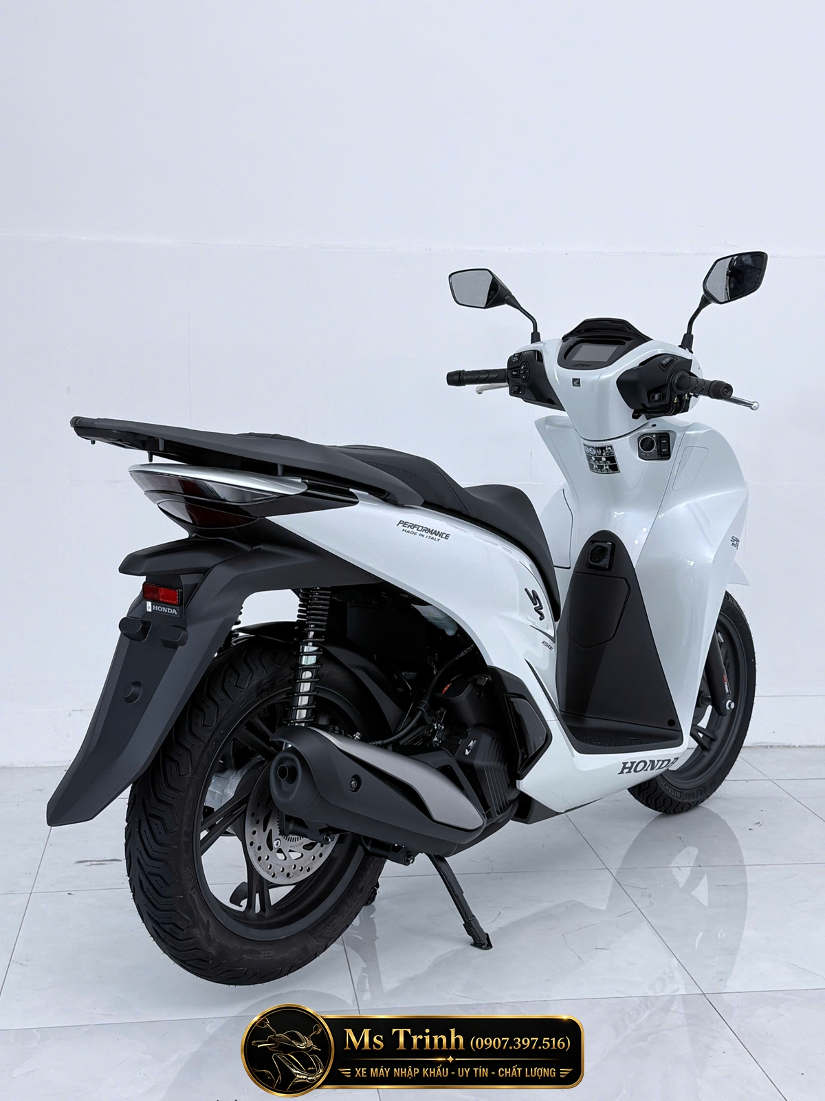 Honda SH150i Special Edition Standard nhập HMR Ý màu trắng tại Đồng Tháp: Giá trị nằm trong từng chi tiết nguyên bản