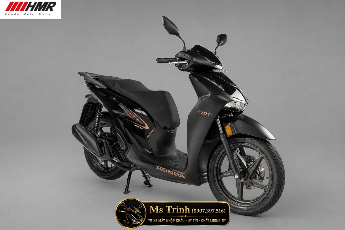 Honda SH150i nhập Ý 2026 Sporty màu đen tại Đồng Tháp - Mẫu SH Ý cao cấp được săn đón nhất hiện nay