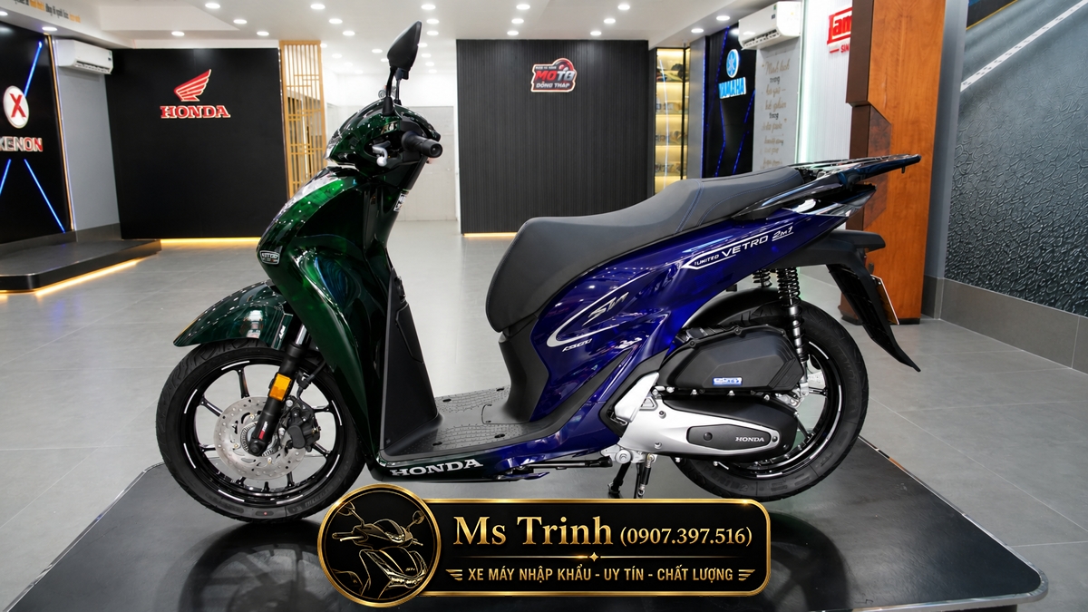 Honda SH150i Vetro Green - Sapphire tại Đồng Tháp: SH Ý Limited 200 xe