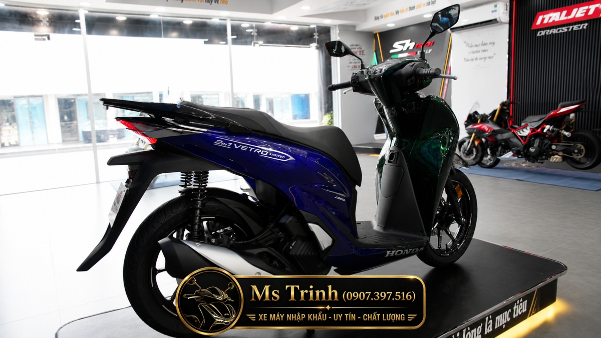 Honda SH150i Vetro Green - Sapphire tại Đồng Tháp: SH Ý Limited 200 xe