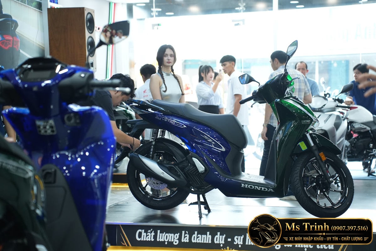 Honda SH150i Vetro Sapphire - Green tại Đồng Tháp: SH Ý 2 trong 1 giới hạn 200 xe