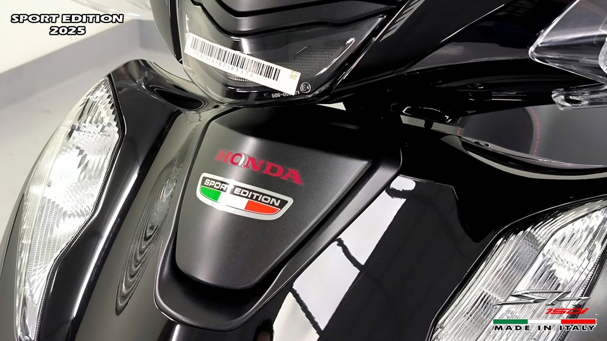 Honda SH150i 2025 Italy Sport Edition Màu Đen, Nhập Chính Hãng, Giá Rẻ tại Đồng Tháp