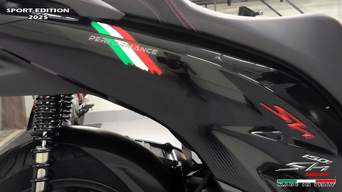 Honda SH150i 2025 Italy Sport Edition Màu Đen, Nhập Chính Hãng, Giá Rẻ tại Đồng Tháp