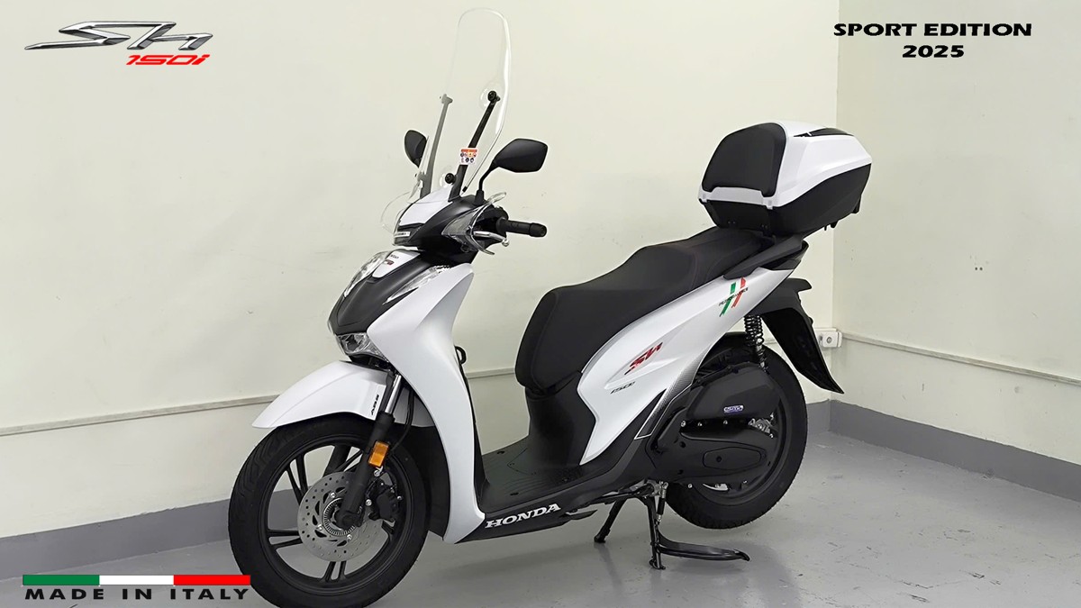 Honda SH150i Sport Edition 2025 Trắng, Made In Italy, Nhập Chính Hãng tại Đồng Tháp
