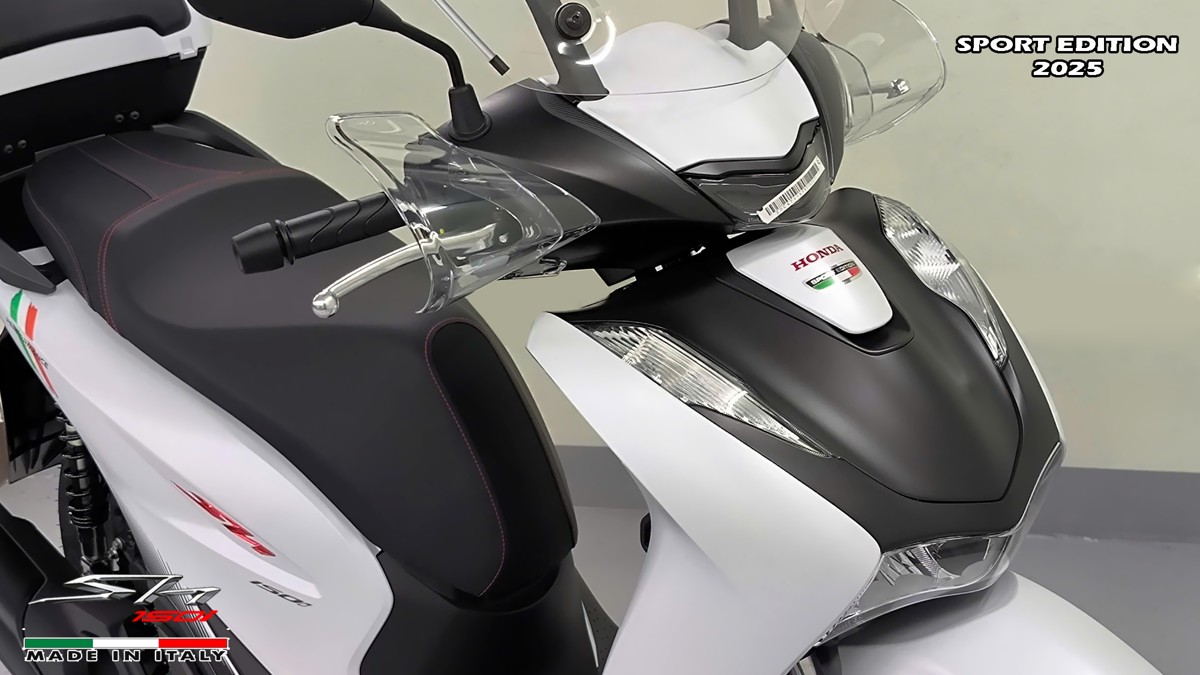 Honda SH150i Sport Edition 2025 Trắng, Made In Italy, Nhập Chính Hãng tại Đồng Tháp