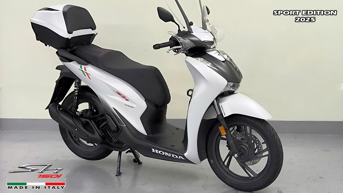 Honda SH150i Sport Edition 2025 Trắng, Made In Italy, Nhập Chính Hãng tại Đồng Tháp