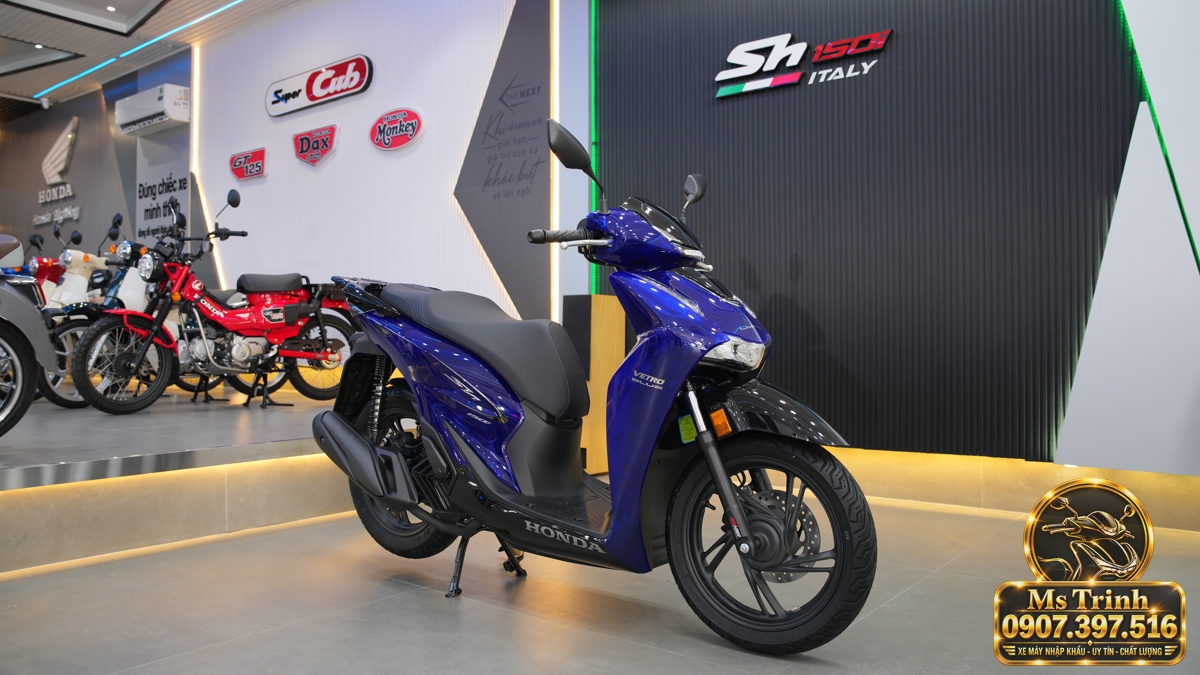 Honda SH150 Vetro Blue 2027 tại Đồng Tháp - Xanh Sapphire trong suốt, nhập Ý sang trọng