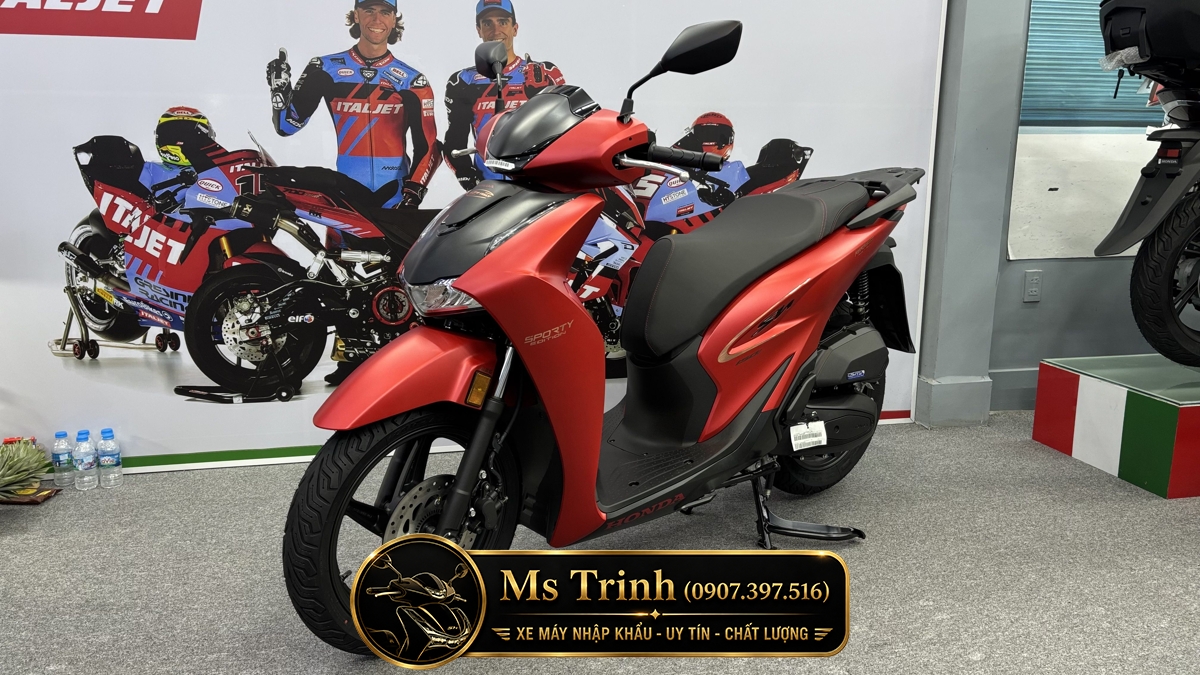 Honda SH150 Ý 2026 màu đỏ Sporty New Concept tại Đồng Tháp: Giá trị khác biệt của một chiếc SH nhập khẩu