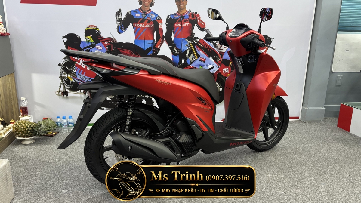 Honda SH150 Ý 2026 màu đỏ Sporty New Concept tại Đồng Tháp: Giá trị khác biệt của một chiếc SH nhập khẩu
