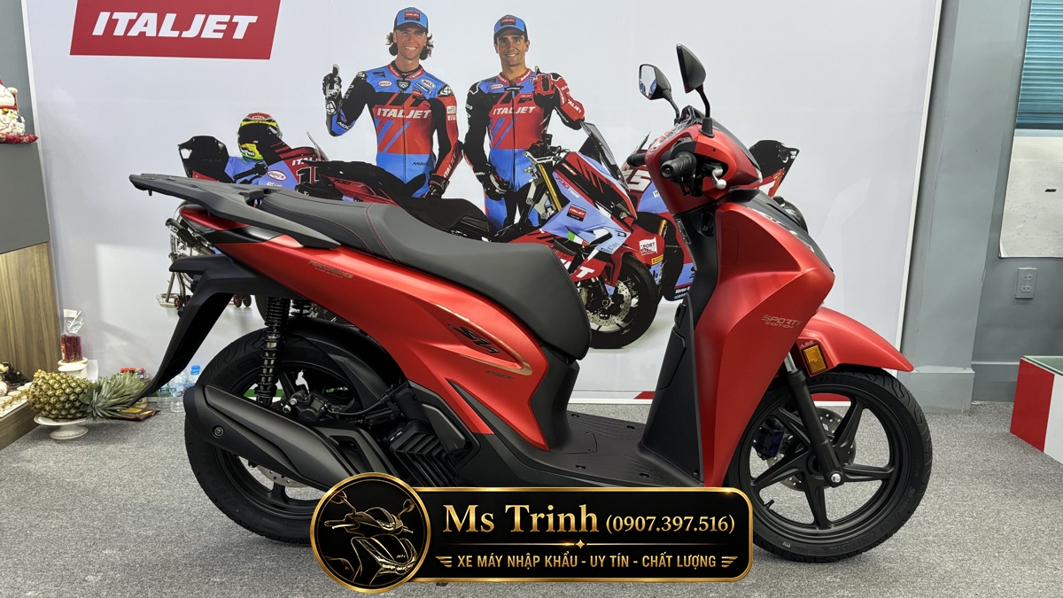 Honda SH150 Ý 2026 màu đỏ Sporty New Concept tại Đồng Tháp: Giá trị khác biệt của một chiếc SH nhập khẩu