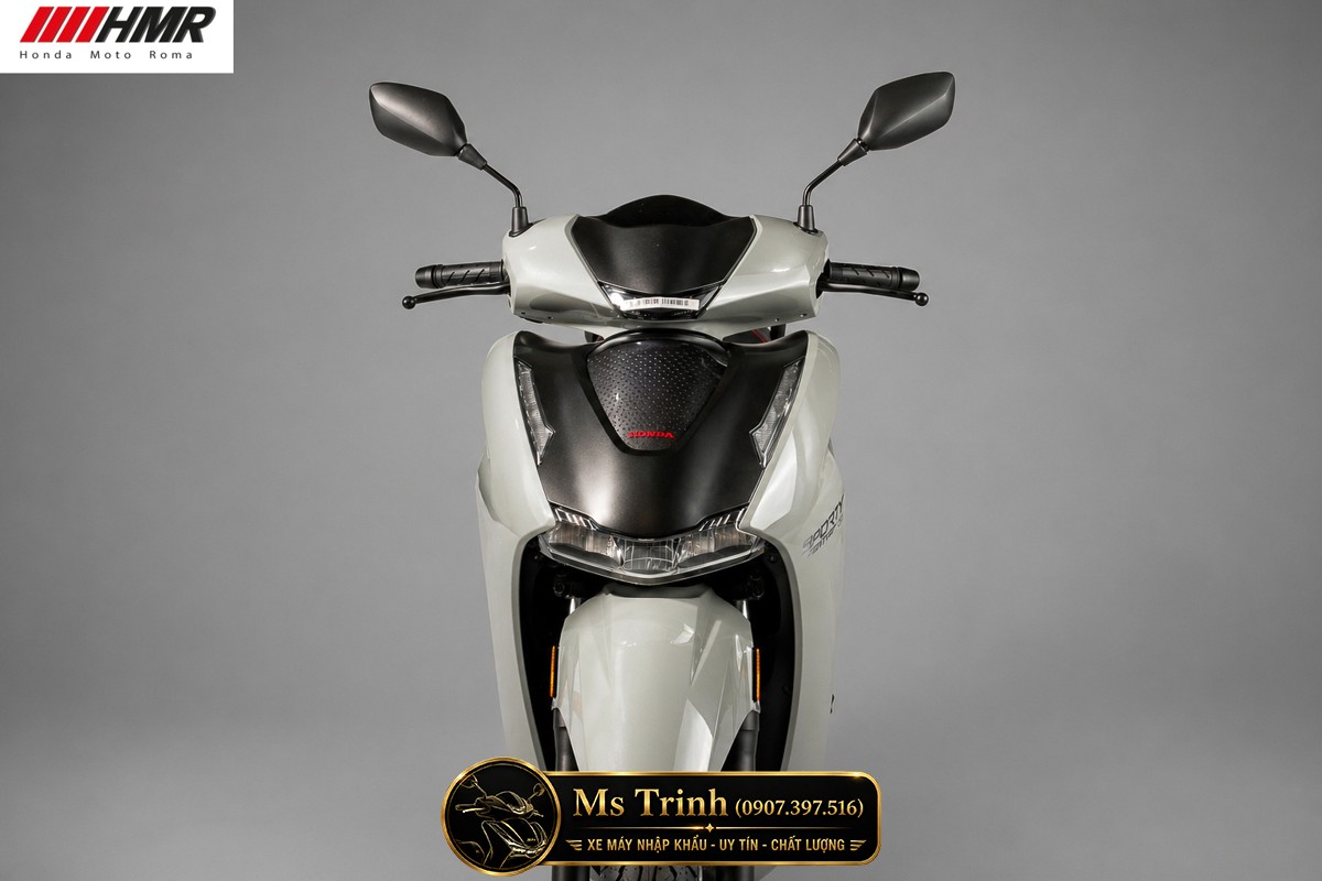 Honda SH350i nhập Ý 2026 tại Đồng Tháp - SH350i Sporty Trắng Nhám, Xám Bóng Đẳng Cấp Chuẩn Ý