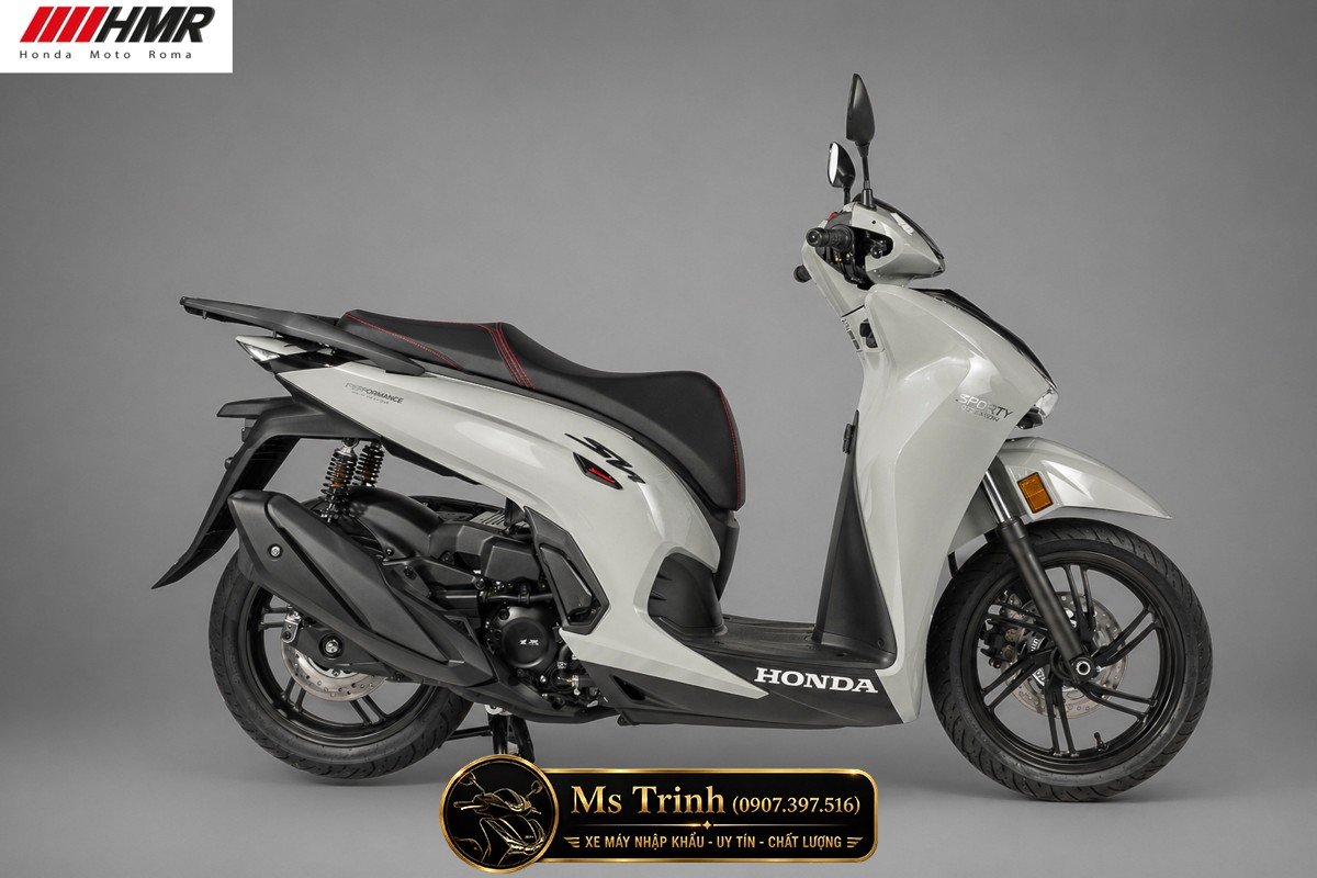 Honda SH350i nhập Ý 2026 tại Đồng Tháp - SH350i Sporty Trắng Nhám, Xám Bóng Đẳng Cấp Chuẩn Ý
