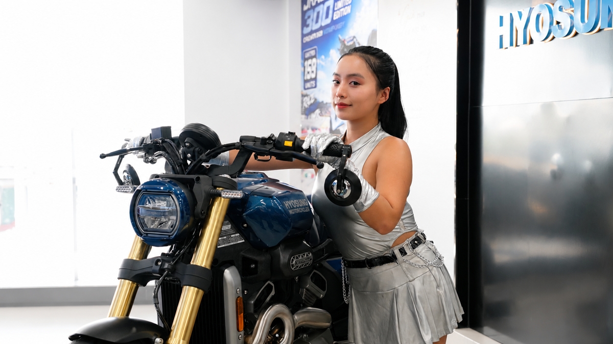 Hyosung GV350X tại Đồng Tháp - Cruiser 350cc Phong Cách Mỹ Cơ Bắp, Cá Tính