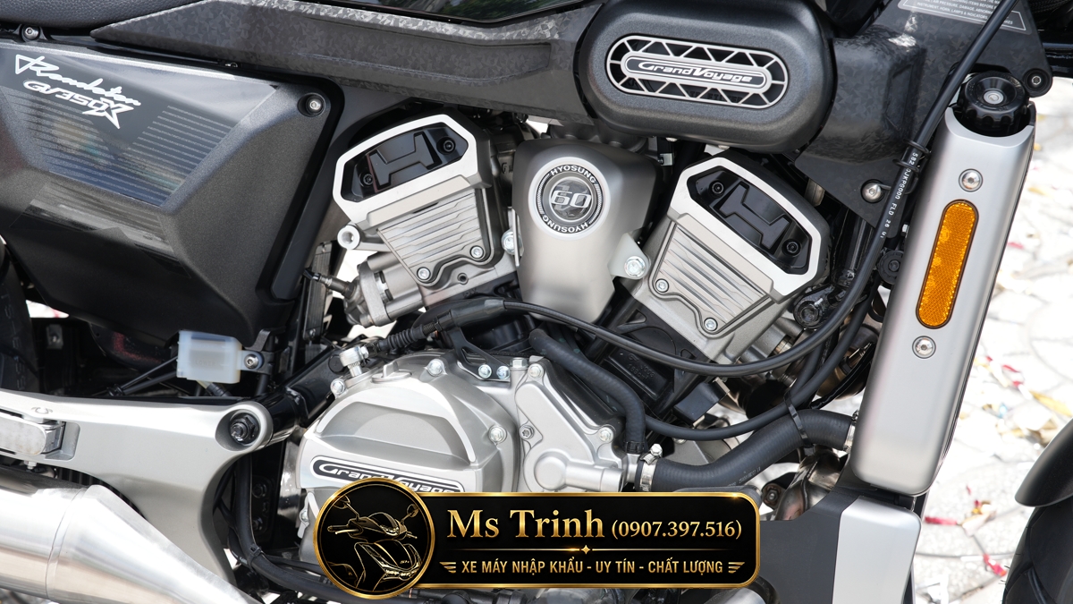 Hyosung GV350X tại Đồng Tháp - Cruiser 350cc Phong Cách Mỹ Cơ Bắp, Cá Tính