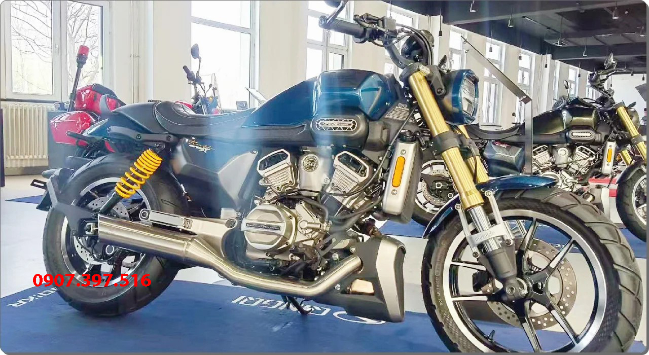 Hyosung GV350X tại Đồng Tháp - Cruiser 350cc Phong Cách Mỹ Cơ Bắp, Cá Tính