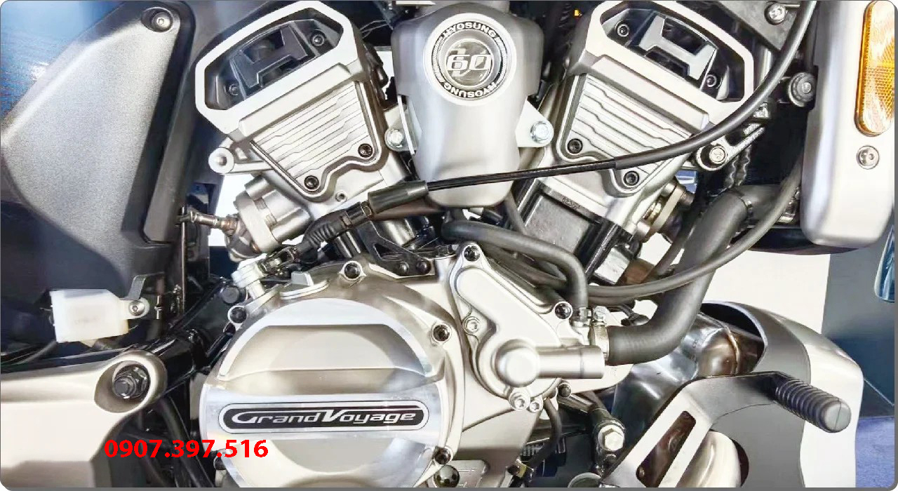 Hyosung GV350X tại Đồng Tháp - Cruiser 350cc Phong Cách Mỹ Cơ Bắp, Cá Tính