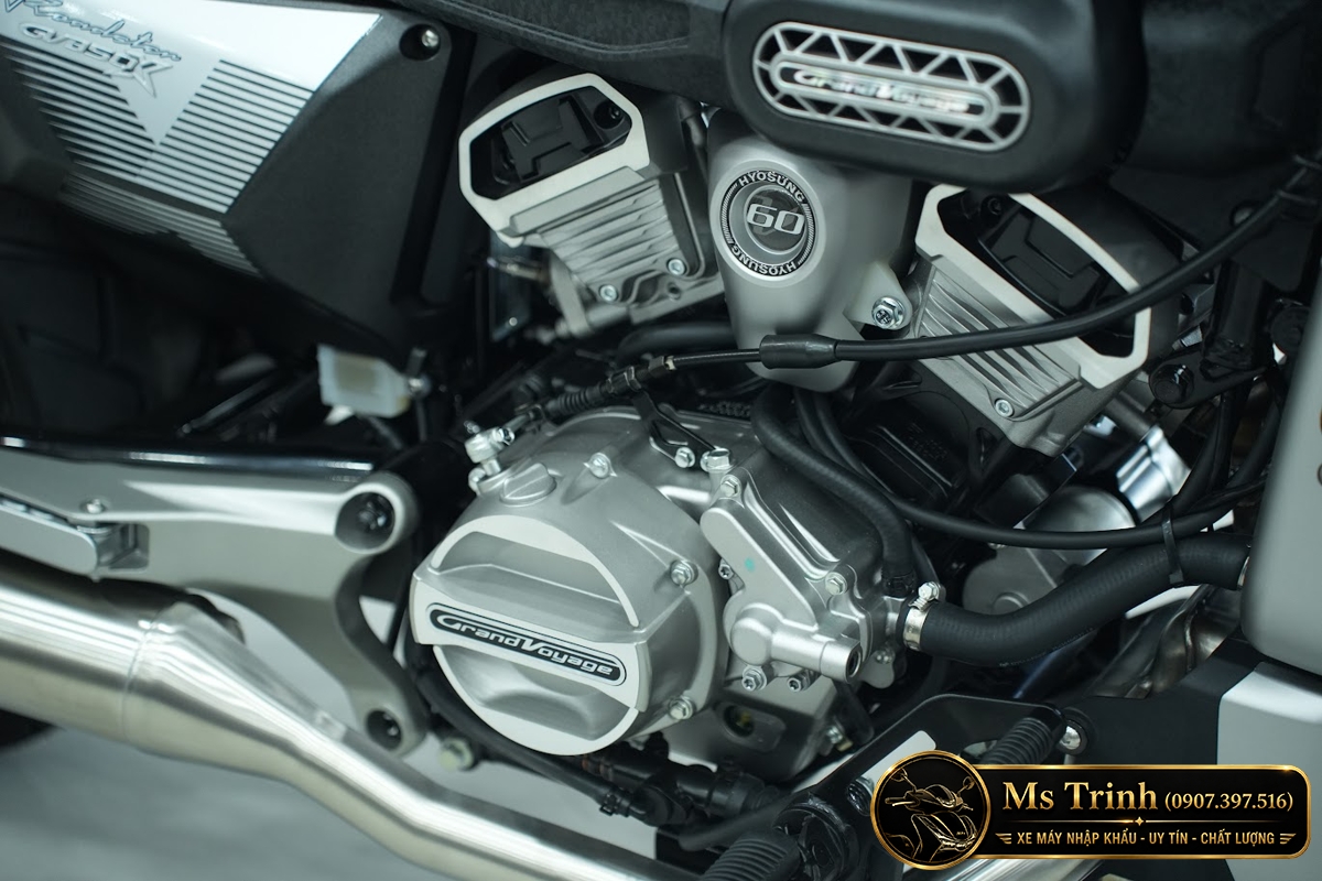 Hyosung GV350X tại Đồng Tháp - Cruiser 350cc Phong Cách Mỹ Cơ Bắp, Cá Tính