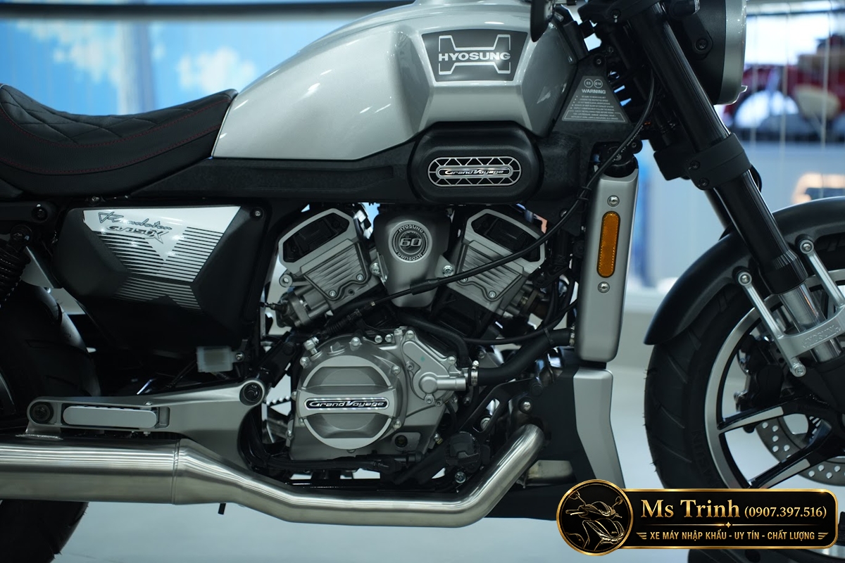 Hyosung GV350X tại Đồng Tháp - Cruiser 350cc Phong Cách Mỹ Cơ Bắp, Cá Tính