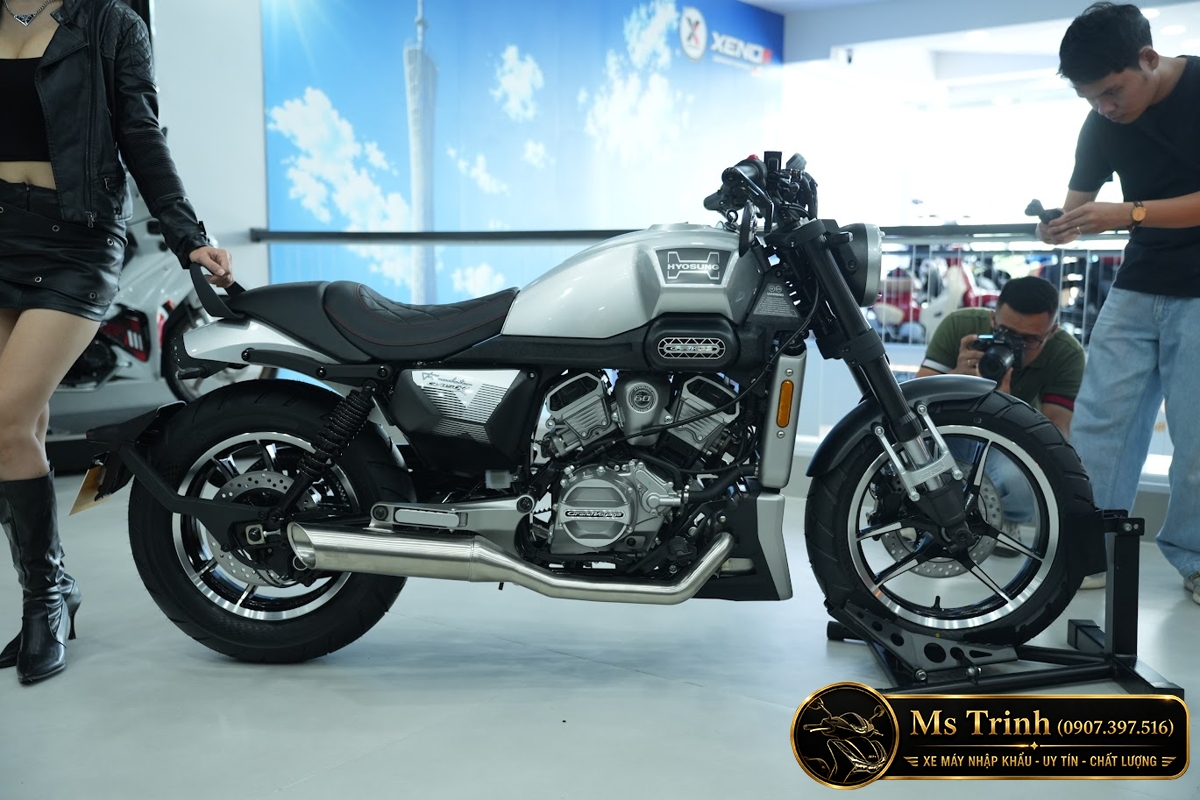 Hyosung GV350X tại Đồng Tháp - Cruiser 350cc Phong Cách Mỹ Cơ Bắp, Cá Tính