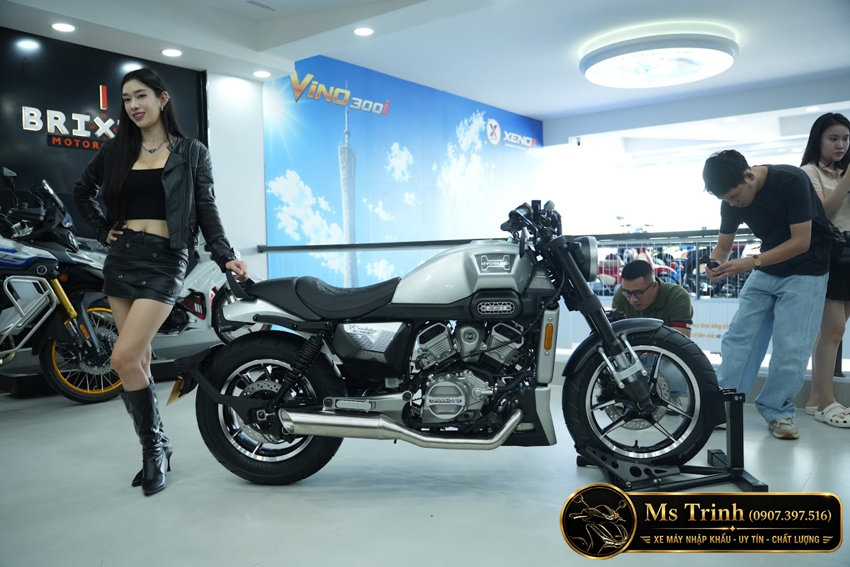 Hyosung GV350X tại Đồng Tháp - Cruiser 350cc Phong Cách Mỹ Cơ Bắp, Cá Tính
