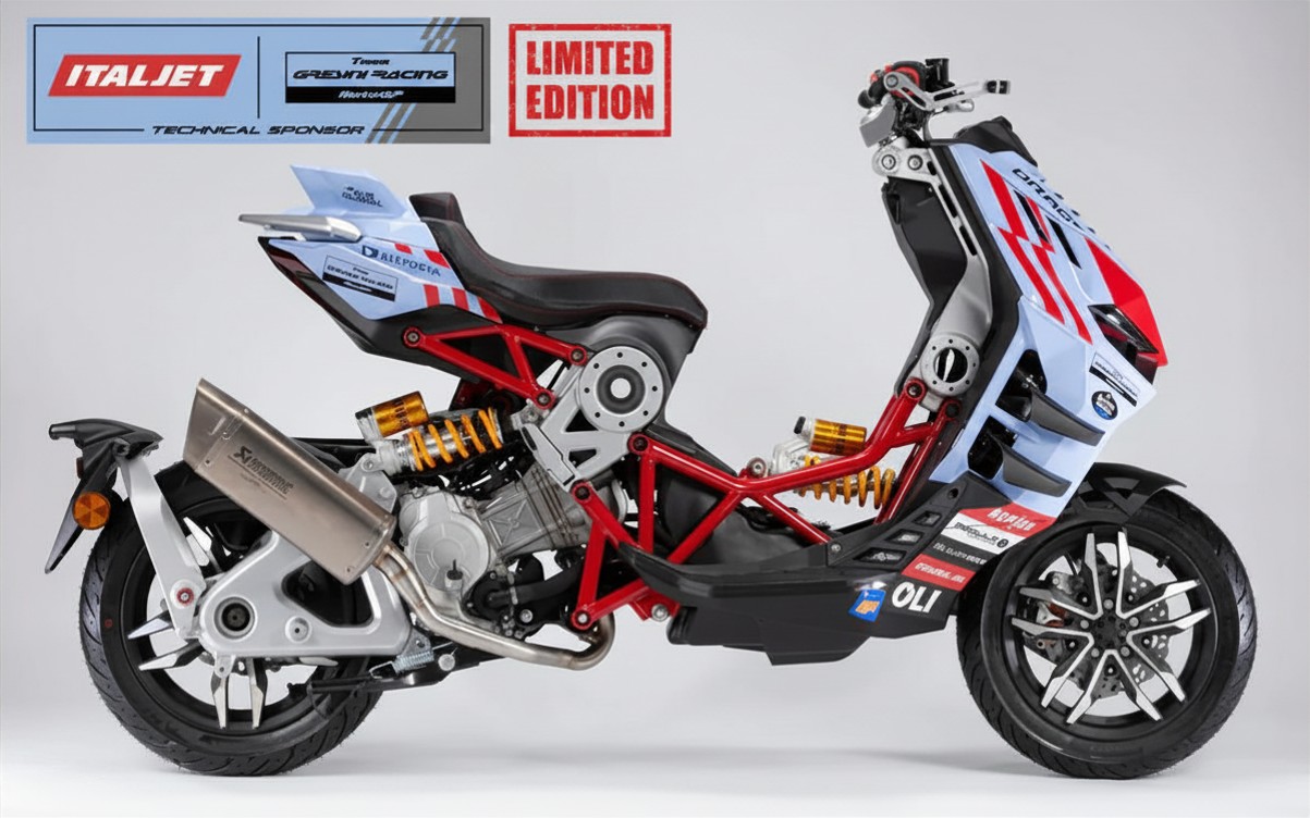 Italjet Dragster 300 Gresini Racing Tại Đồng Tháp - Chiếc Scooter Ý Khiến Dân Chơi Xe Phải Ngoái Nhìn