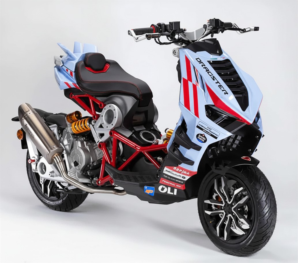 Italjet Dragster 300 Gresini Racing Tại Đồng Tháp - Chiếc Scooter Ý Khiến Dân Chơi Xe Phải Ngoái Nhìn
