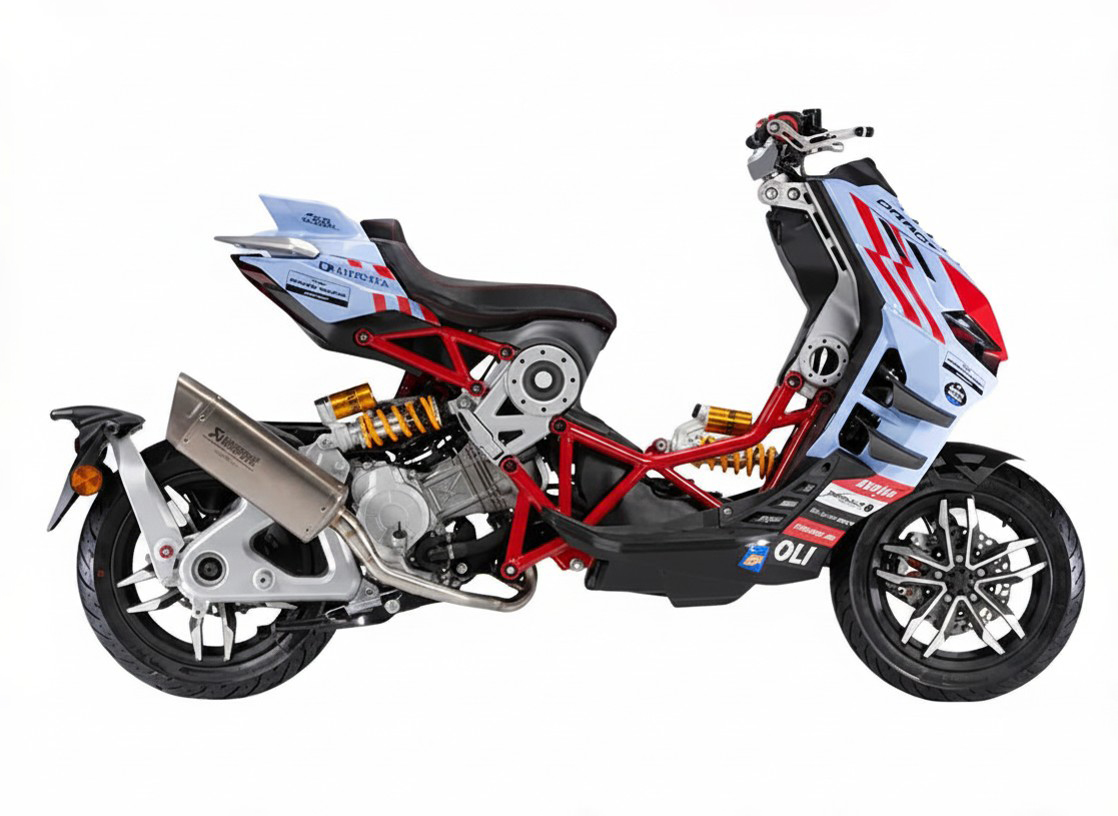 Italjet Dragster 300 Gresini Racing Tại Đồng Tháp - Chiếc Scooter Ý Khiến Dân Chơi Xe Phải Ngoái Nhìn
