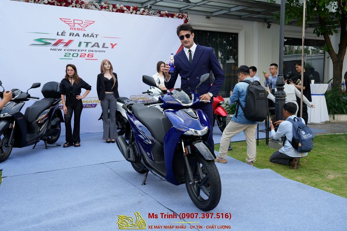Honda SH150 Vetro Blue 2026 Limited Edition - Siêu phẩm SH Ý dàn áo xanh trong suốt cực hiếm tại Đồng Tháp