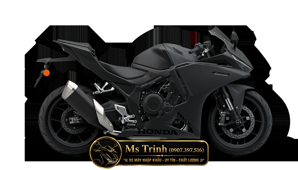 Honda CBR500R FOUR màu đen tạo vẻ ngoài mạnh mẽ và cá tính cho người chơi sportbike Honda CBR500R FOUR màu đen phù hợp người thích mô tô Honda mạnh mẽ và cá tính