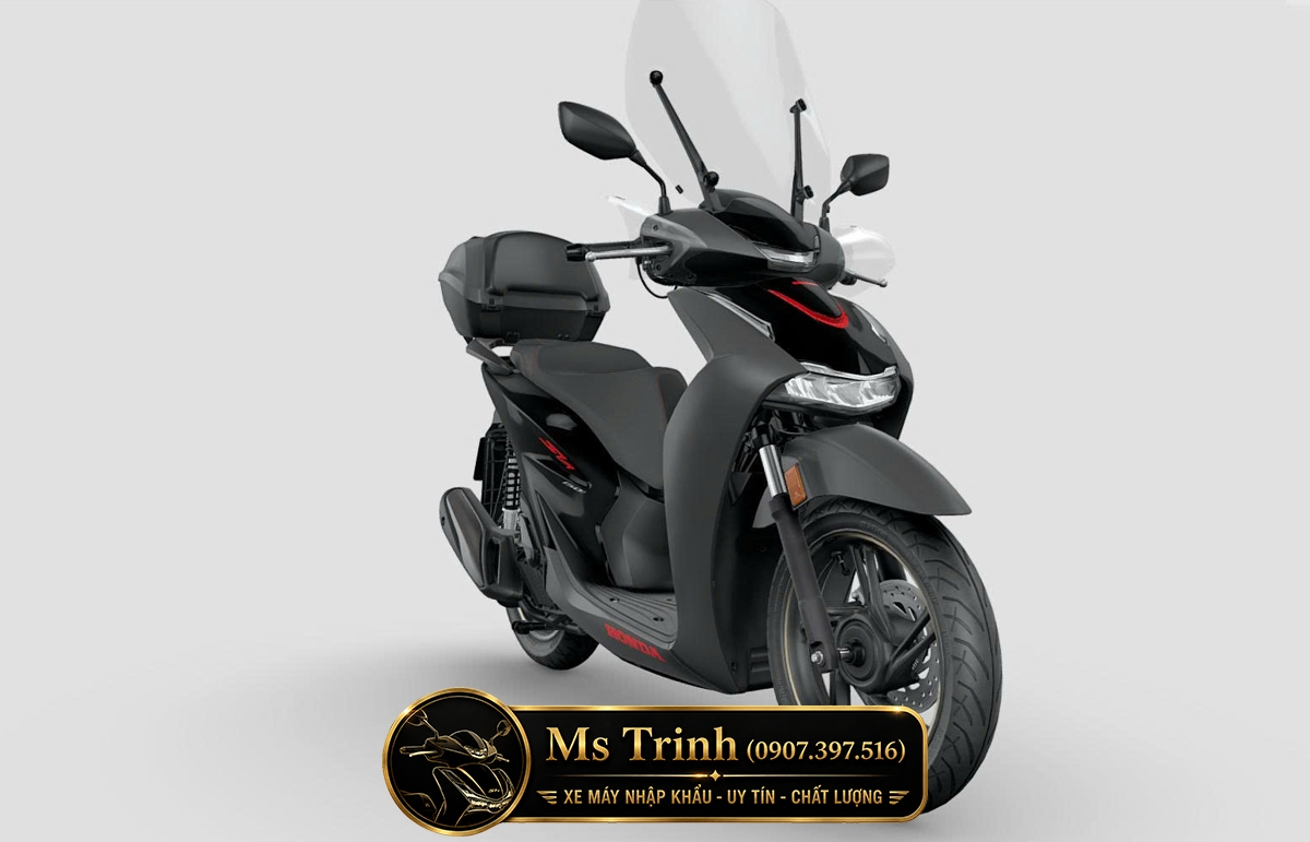 Mặt trước Honda SH150i Ý 2026 nhập khẩu chính ngạch nguyên chiếc Honda SH150i Italia 2026 Standard nhìn trực diện với đầu xe thiết kế hiện đại