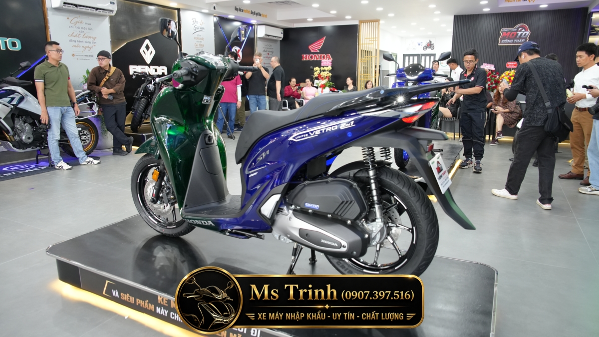 Động cơ eSP Plus trên Honda SH150i Super Vetro Green Sapphire Honda SH150i Green Sapphire sử dụng động cơ eSP Plus dung tích 156.9cc