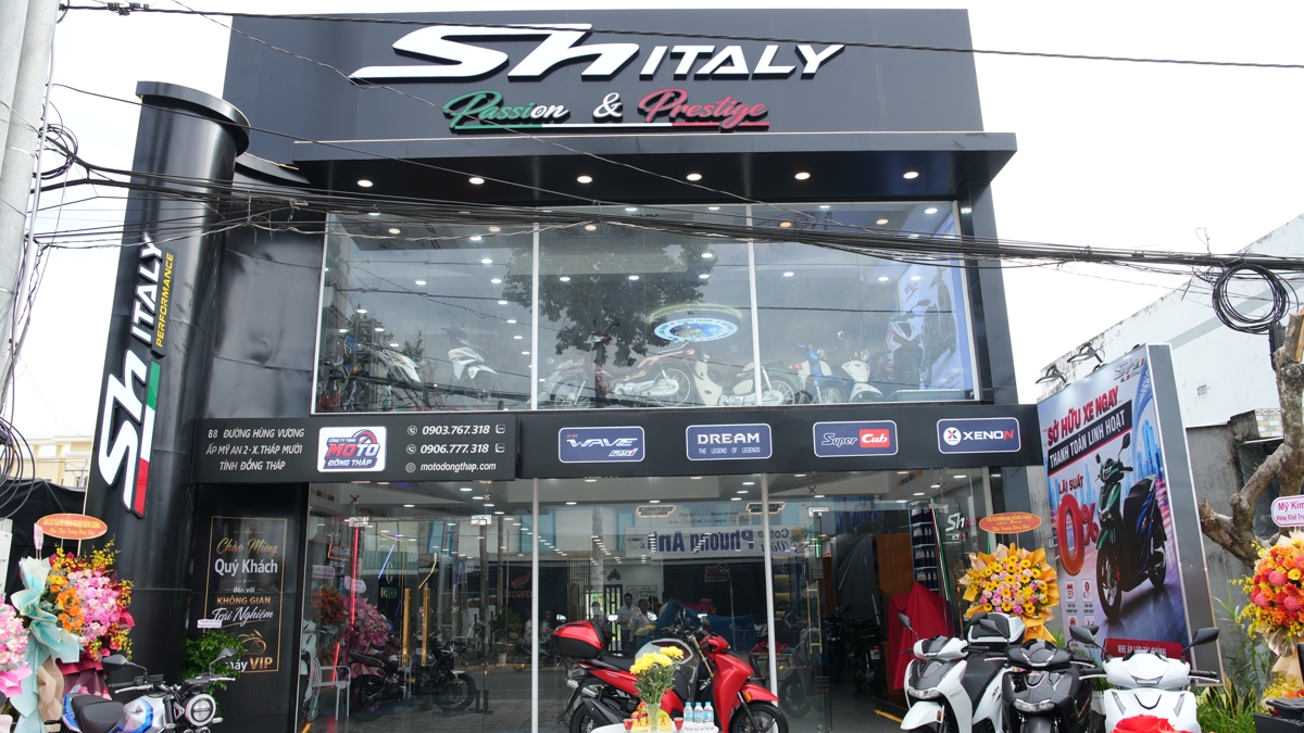 Moto Đồng Tháp ra mắt SH150i Super Vetro 2 in 1 và Hyosung GV350X