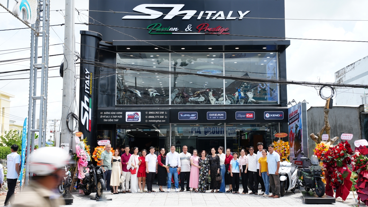 Moto Đồng Tháp chính thức khánh thành showroom xe máy cao cấp ngày 28/7/2026