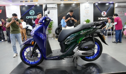 Moto Đồng Tháp ra mắt SH150i Super Vetro 2 in 1 và Hyosung GV350X
