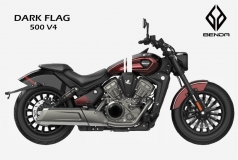 Benda Drak Flag 500, Động Cơ V4, Phuộc Nâng Điện, TCS, ABS tại Đồng Tháp